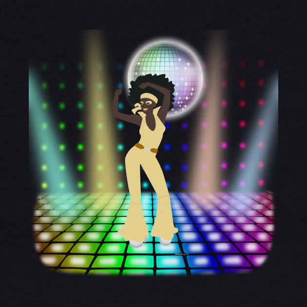 Black Disco Chick by TheLadyRaven